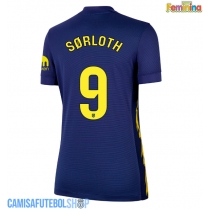 Camisa de time de futebol Atletico Madrid Alexander Sorloth #9 Replicas 2º Equipamento Feminina 2025-26 Manga Curta